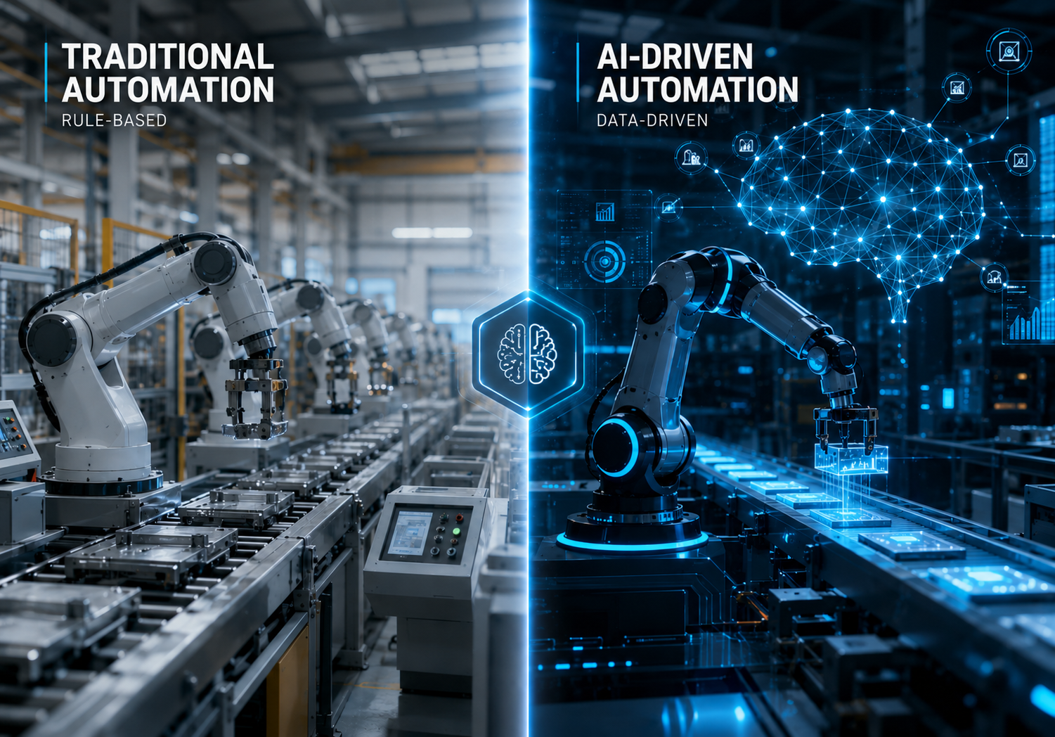 Traditional Automation vs AI-Driven Automation: What’s the Difference?