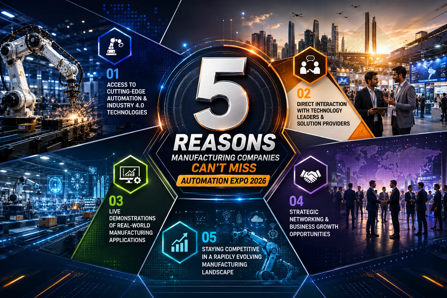 5 Reasons Manufacturing Companies Can’t Miss Automation Expo 2026