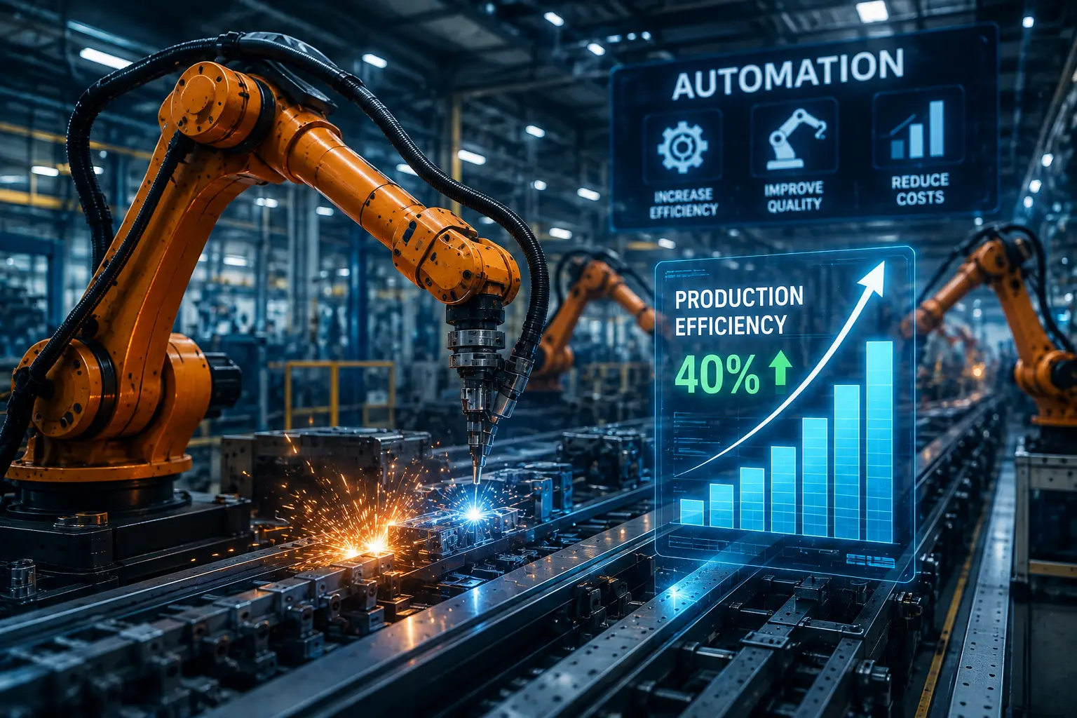How Automation Increased Production Efficiency by 40%